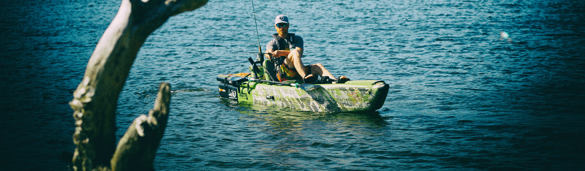 LONO Aero Inflatable Kayak on the water