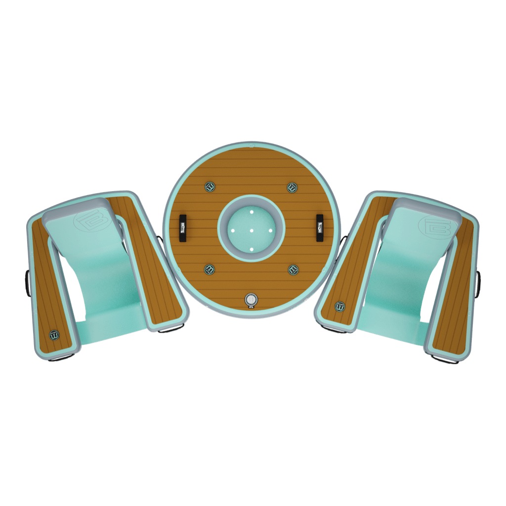 Top view of the Inflatable Hangout Chair Bar Duo