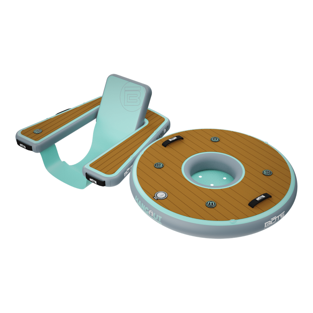 Top angled view of the Inflatable Hangout Chair Bar Solo