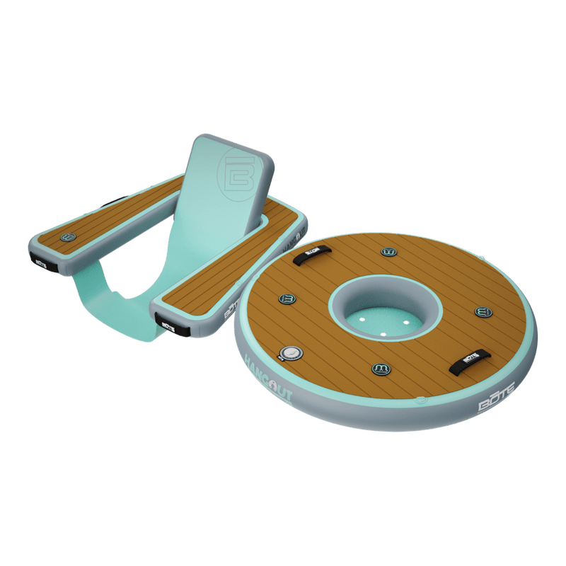 Top angled view of the Inflatable Hangout Chair Bar Solo