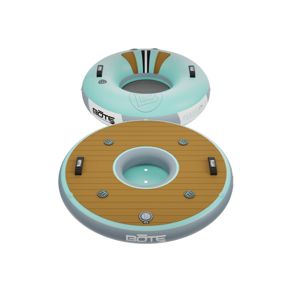 Front angled view of the Inflatable Hangout Float Bar Solo