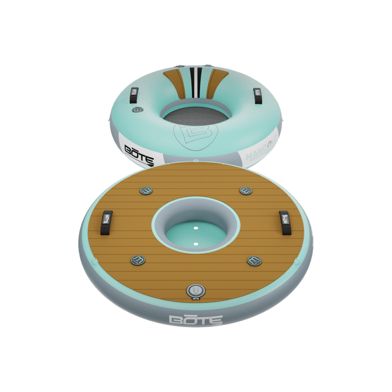 Front angled view of the Inflatable Hangout Float Bar Solo