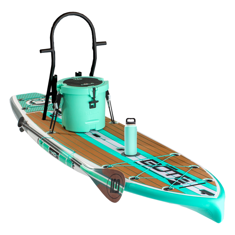 HD 10′6″ Full Trax Seafoam Paddle Board Package