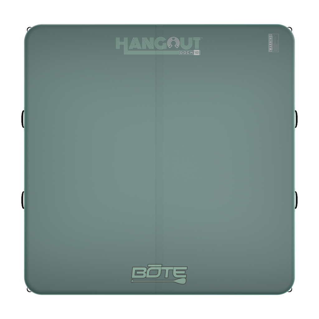 Bottom view of the Inflatable Dock 10 Classic