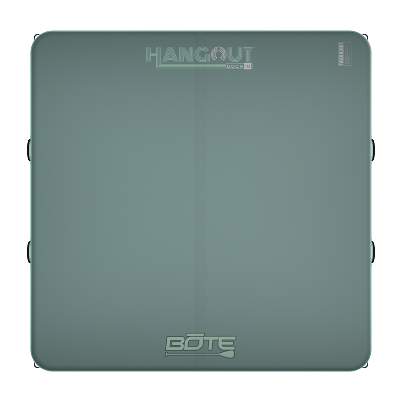 Bottom view of the Inflatable Dock 10 Classic