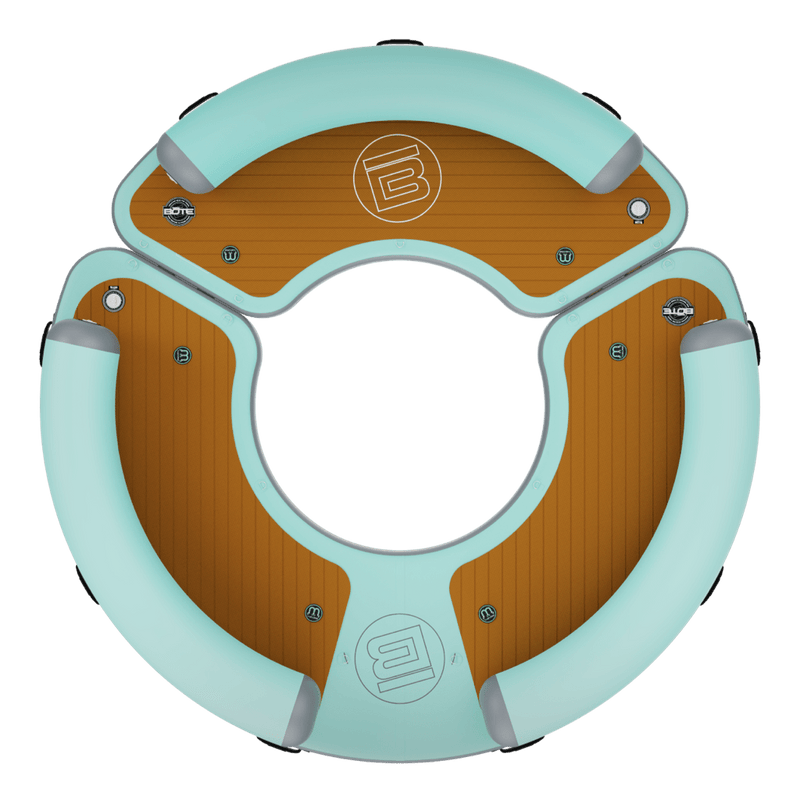 Top view of the Inflatable Dock Hangout 360 Duo