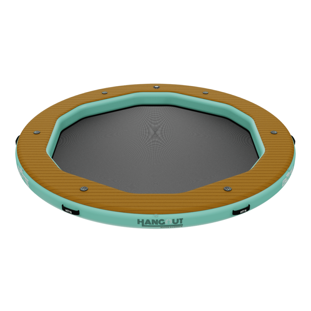Top view of the Inflatable Hangout Water Hammock 10 Classic