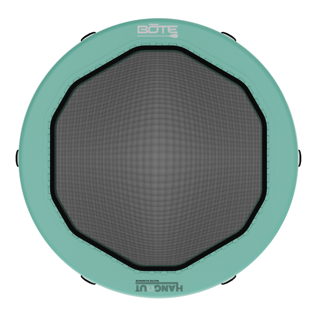 Bottom view of the Inflatable Hangout Water Hammock 10 Classic