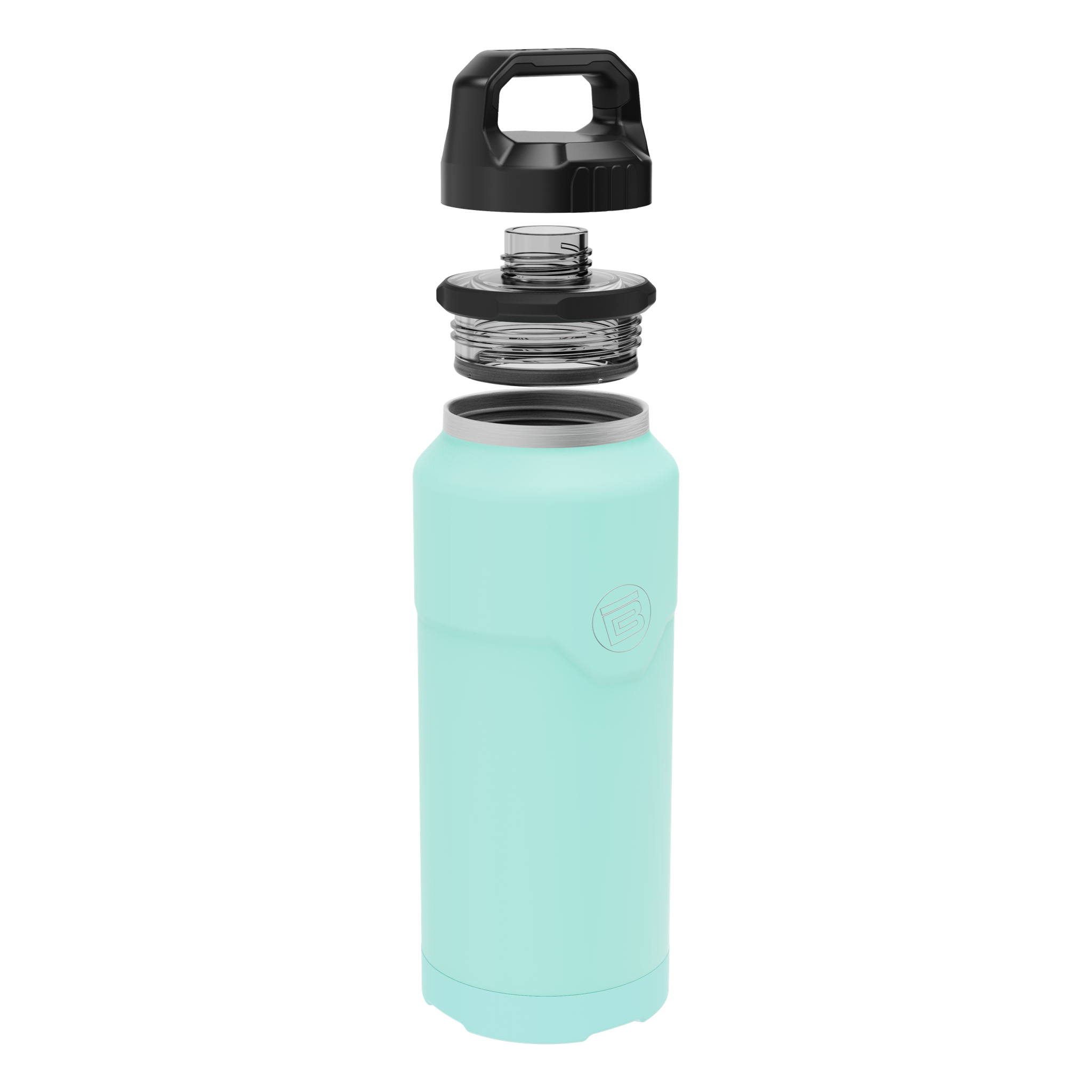 A detailed image of the MAGNEBottle 36oz with Cap Seafoam, showing its design and key features.