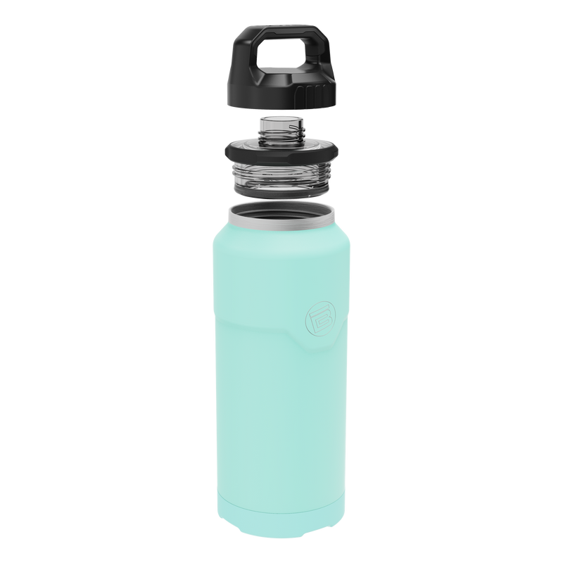 A detailed image of the MAGNEBottle 36oz with Cap Seafoam, showing its design and key features.