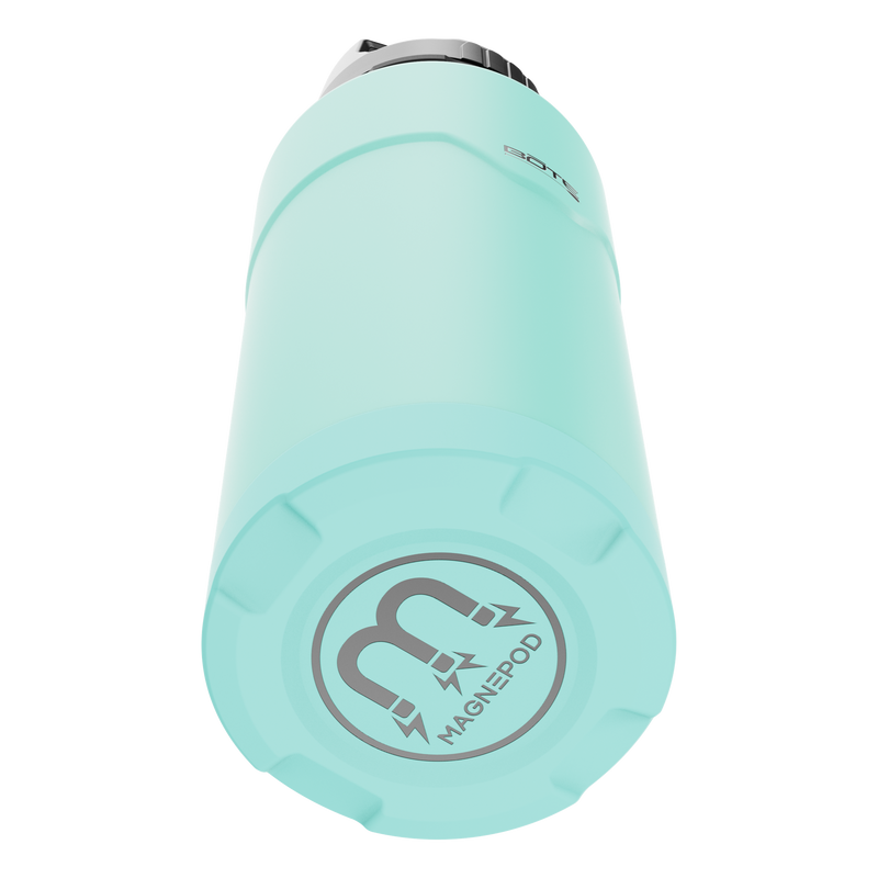 A detailed image of the MAGNEBottle 36oz with Cap Seafoam, showing its design and key features.