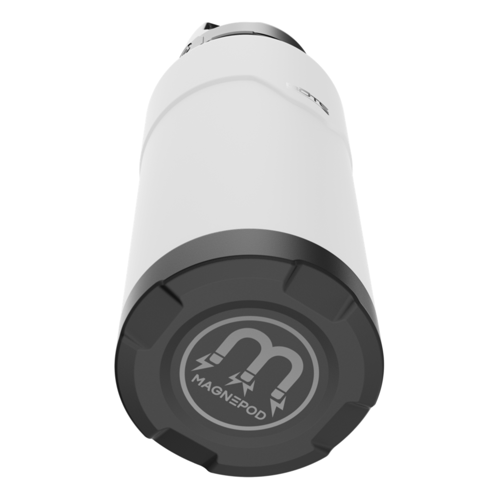 A detailed image of the MAGNEBottle 36oz with Cap White, showing its design and key features.