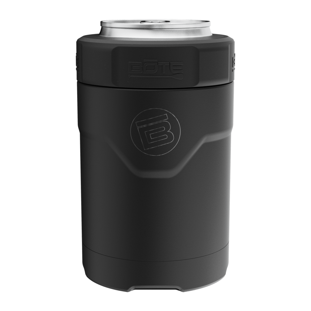 A detailed image of the MAGNEChill Can Cooler Switch Black, showing its design and key features.