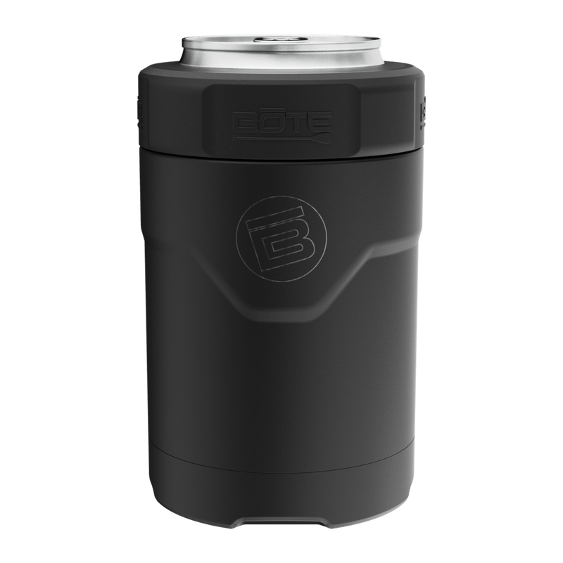 A detailed image of the MAGNEChill Can Cooler Switch Black, showing its design and key features.