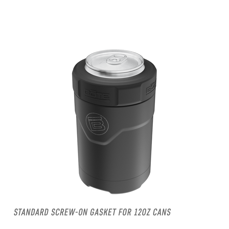 A detailed image of the MAGNEChill Can Cooler Switch Black, showing its design and key features.