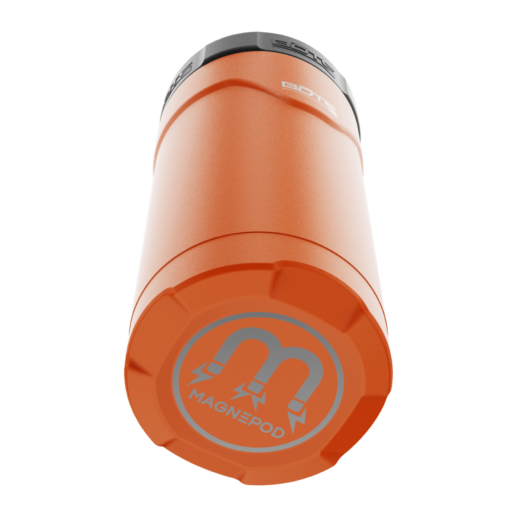 A detailed image of the MAGNEChill Can Cooler Slim Sedona, showing its design and key features.