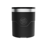 A detailed image of the MAGNETumbler 12oz Lowball with Lid Black, showing its design and key features.