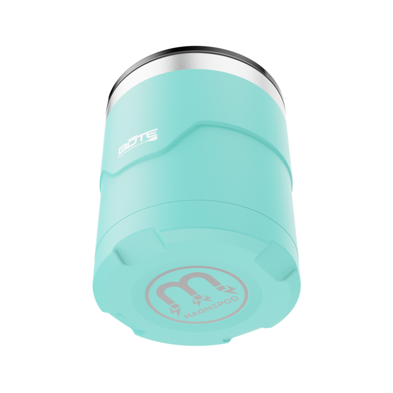 A detailed image of the MAGNETumbler 12oz Lowball with Lid Seafoam, showing its design and key features.
