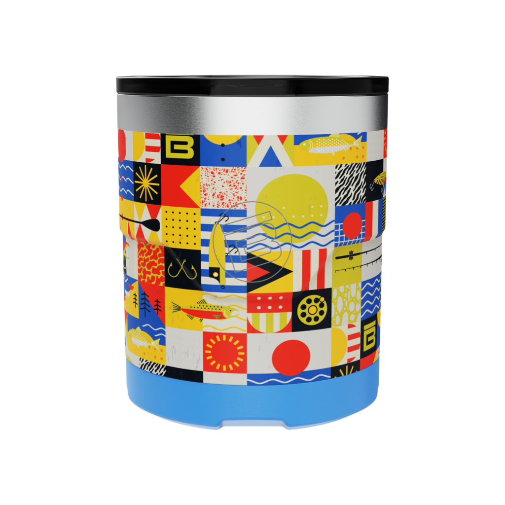 Side view of the MAGNETumbler 12oz Lowball with Lid Fischer Topwater