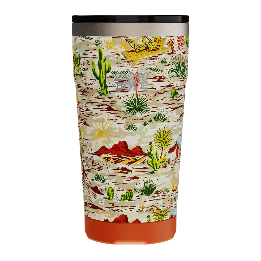 A detailed image of the MAGNETumbler 20oz with Lid Native Sendero, showing its design and key features.