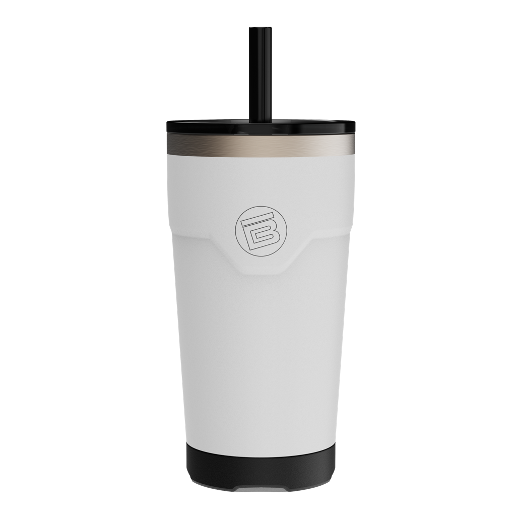 A detailed image of the MAGNETumbler 20oz with Lid White, showing its design and key features.