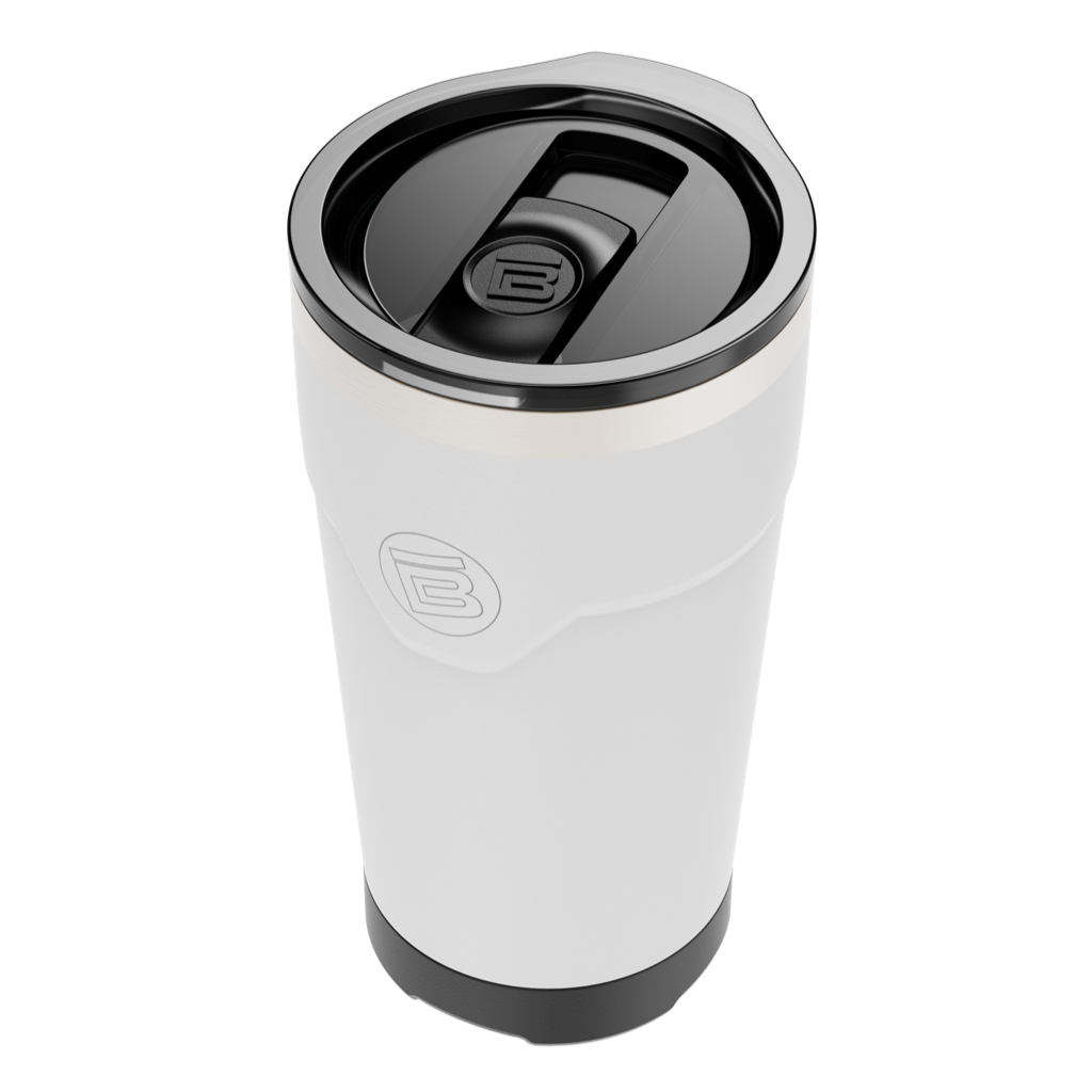 A detailed image of the MAGNETumbler 20oz with Lid White, showing its design and key features.