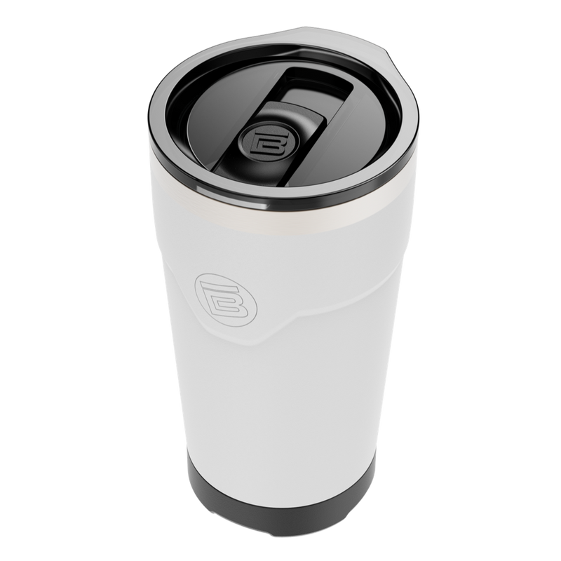 A detailed image of the MAGNETumbler 20oz with Lid White, showing its design and key features.
