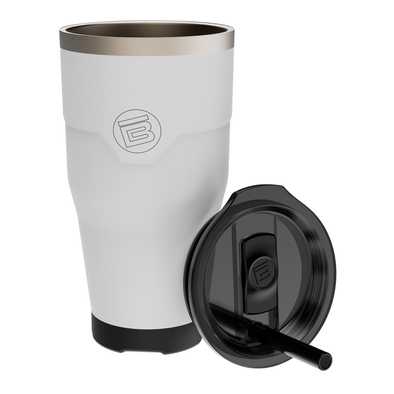 A detailed image of the MAGNETumbler 32oz with Lid White, showing its design and key features.