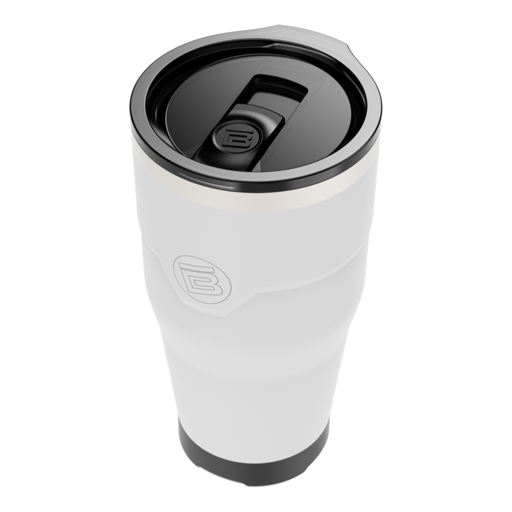 A detailed image of the MAGNETumbler 32oz with Lid White, showing its design and key features.