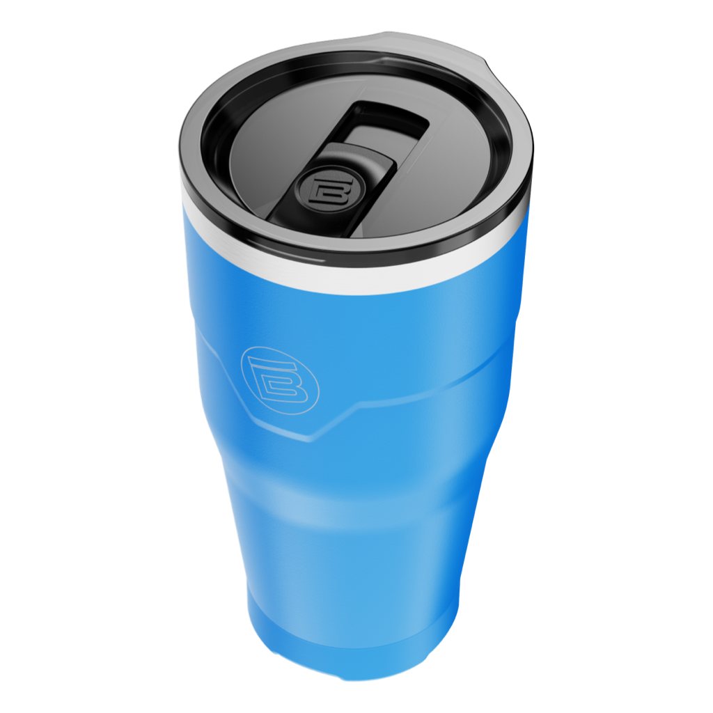 Top angled view of the MAGNETumbler 32oz with Lid Harbor Blue