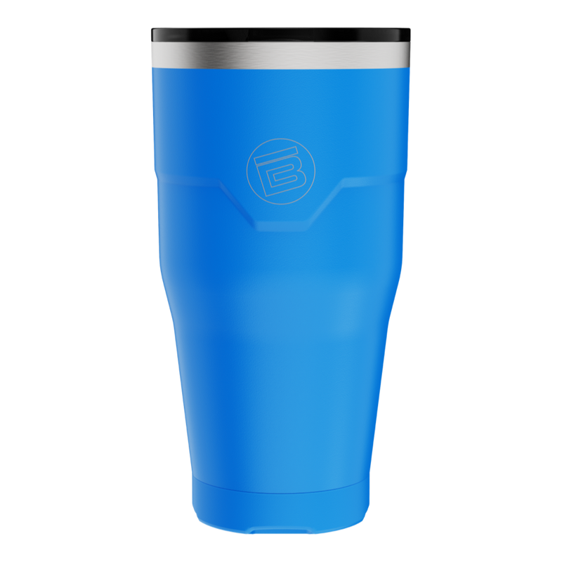 Side view of the MAGNETumbler 32oz with Lid Harbor Blue and no straw