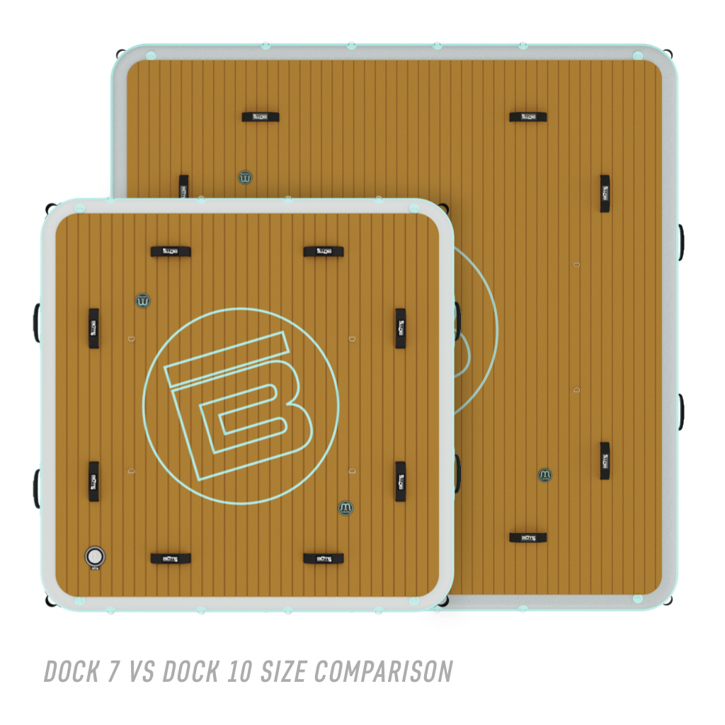 Side by side comparison of the Dock 7 vs Dock 10