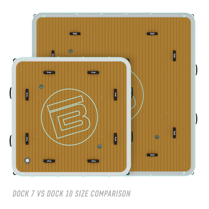 Side by side comparison of the Dock 7 vs Dock 10