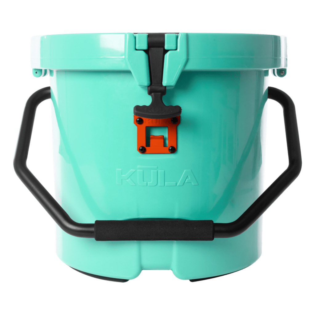 Front view of Kula 5 cooler in seafoam