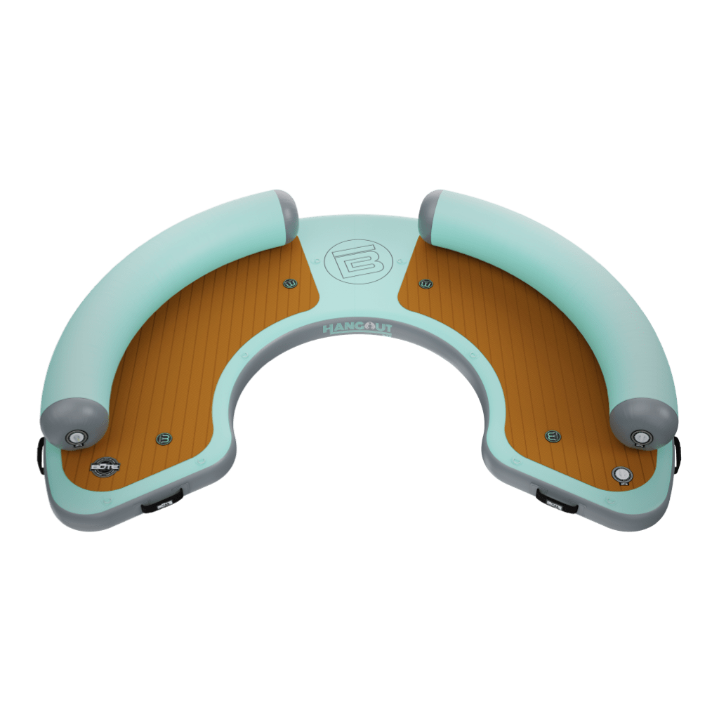 Top view of the Inflatable Dock Hangout 240 Classic