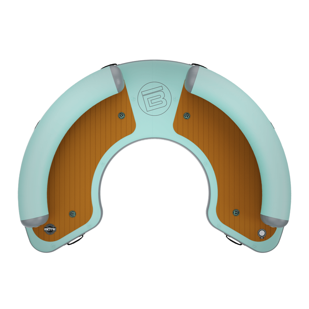 Top view of the Inflatable Dock Hangout 240 Classic