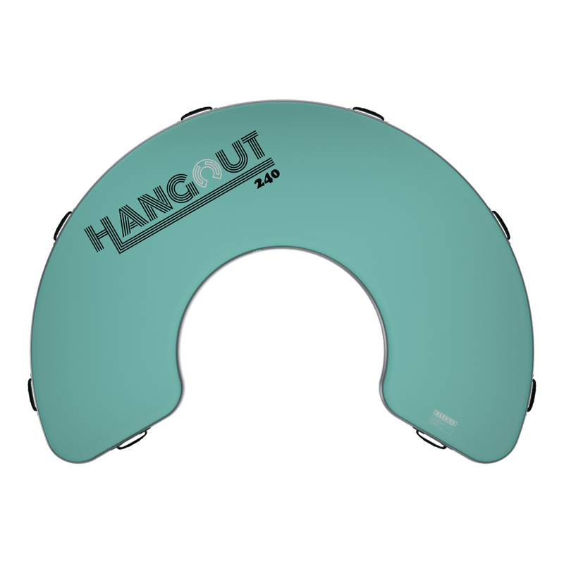 Bottom view of the Inflatable Dock Hangout 240 Classic