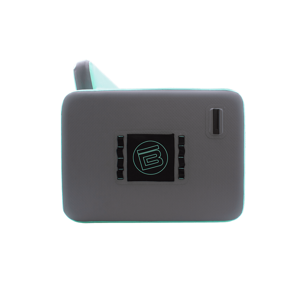 Side of the Aero Couch with stretch pocket and MOLLE loops and cup holder receiver