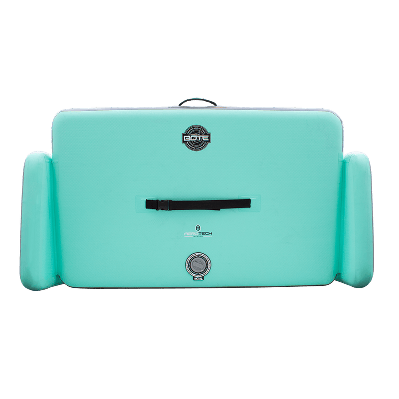 Back of the Aero Couch with BOTE logo and clasp for securing when folded