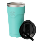 A detailed image of the MAGNETumbler 20oz with Lid Seafoam, showing its design and key features.