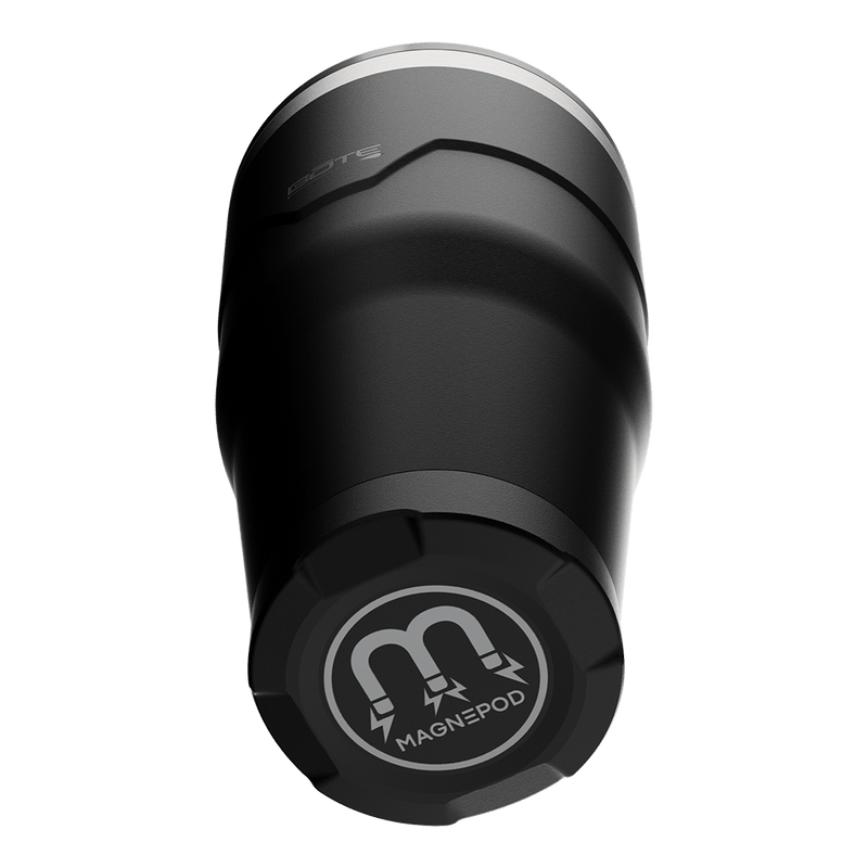 A detailed image of the MAGNETumbler 32oz with Lid Black, showing its design and key features.