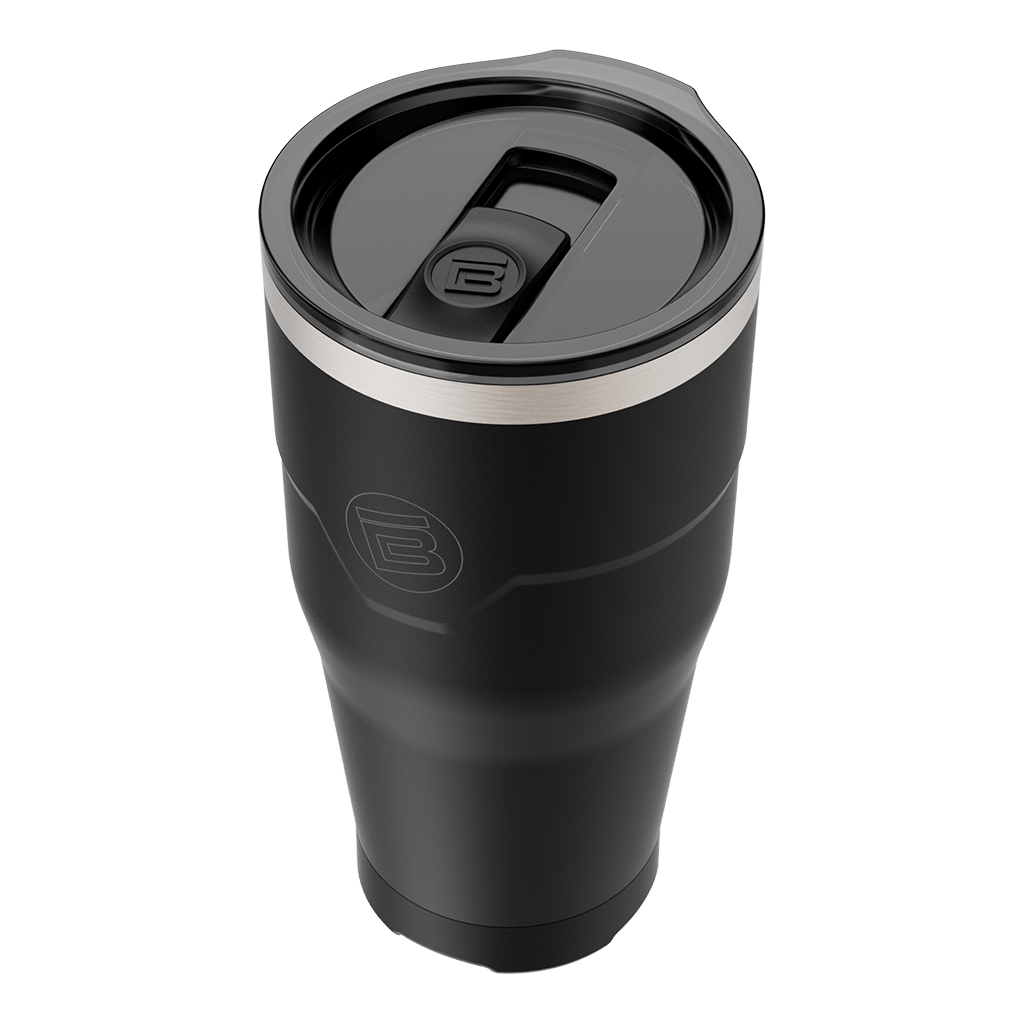 A detailed image of the MAGNETumbler 32oz with Lid Black, showing its design and key features.
