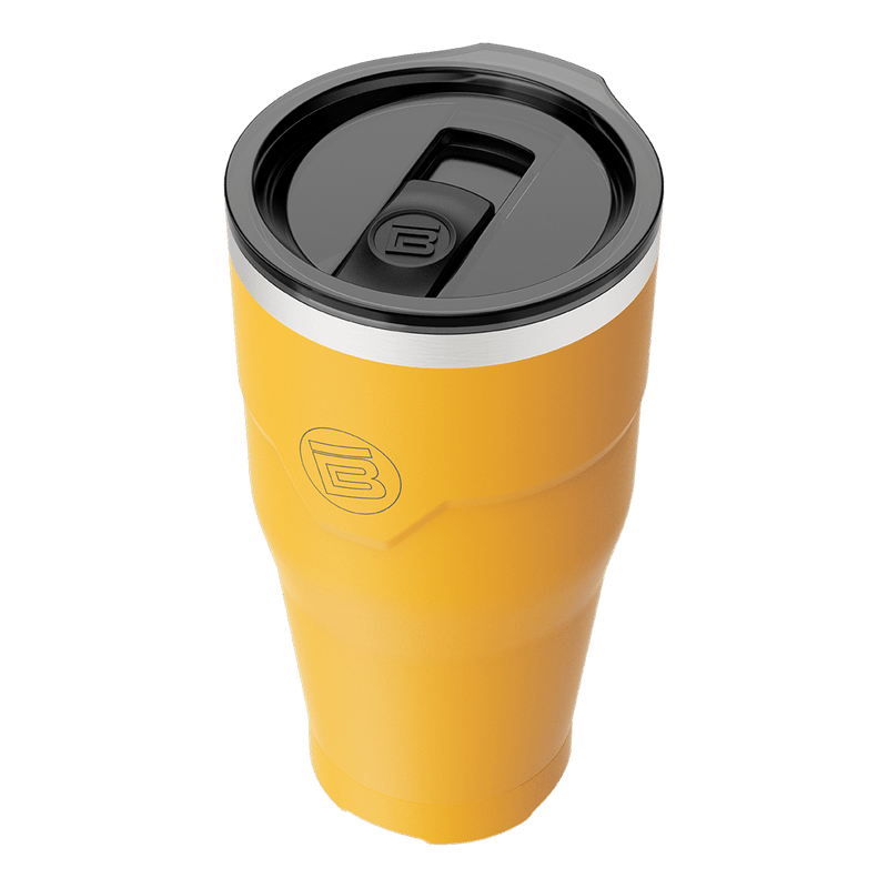 A detailed image of the MAGNETumbler 32oz with Lid Yellow, showing its design and key features.