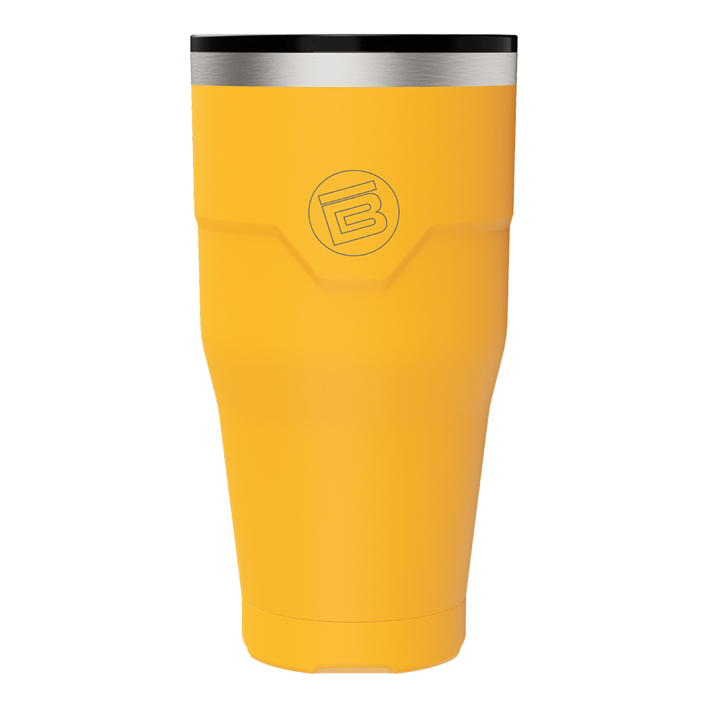 A detailed image of the MAGNETumbler 32oz with Lid Yellow, showing its design and key features.