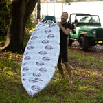 Man covering his HD paddle board with Board Sox