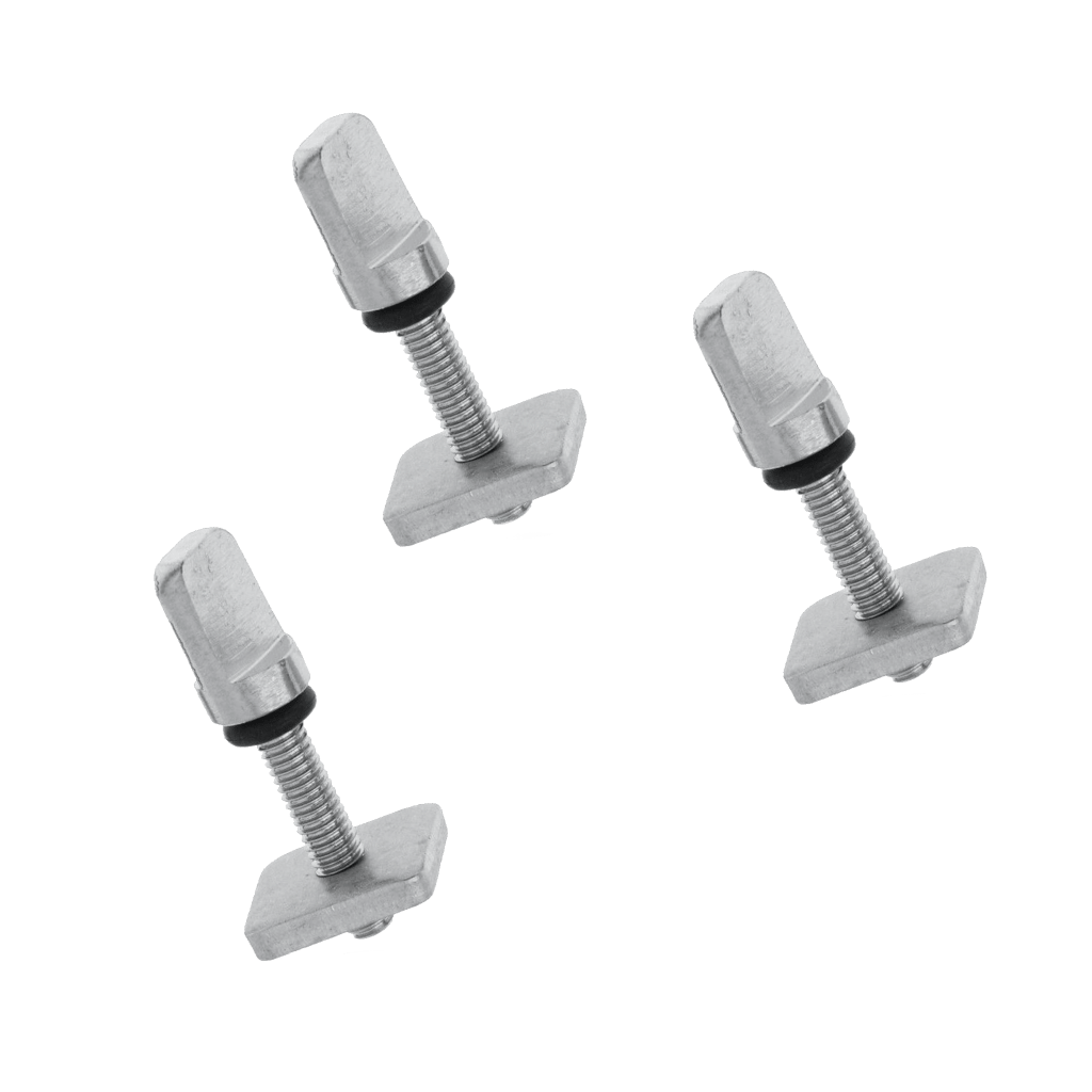 3 Center Fin screws and washers to connect a 10" Center Fin to solid paddle boards