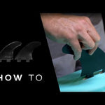 Brief video showing the steps for installing the side fins in a BOTE SUP.
