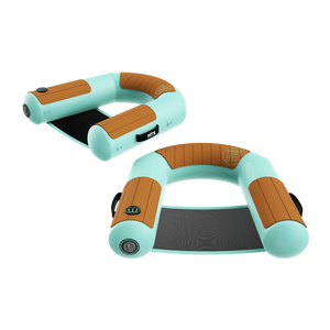 Front angled view of two Inflatable Hangout Sling Chairs