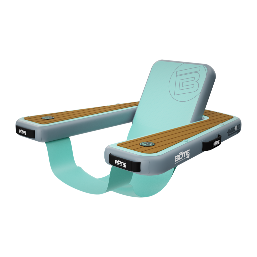 Angled Front view of the Inflatable Hangout Chair Classic