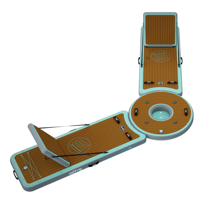 Front angled view of the Inflatable Hangout Lounge Bar Duo